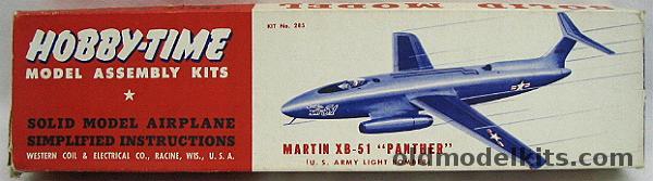 Hobby-Time 1/97 Martin XB-51 Panther - Light Bomber, 285 plastic model kit